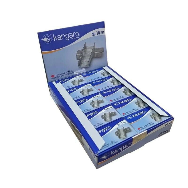 

Isi Staples / Stapler / Hekter Kangaro No. 10 (1 pak/20kotak)