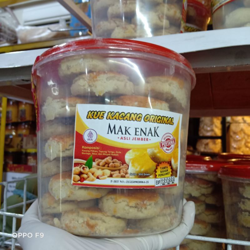 

kue kacang mak enak asli jember 900 gram