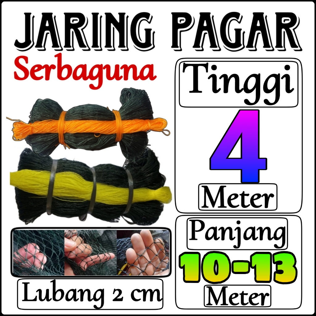 Jaring Ayam Lubang 2 cm Lebar 4 Meter Jaring Pagar Ayam Jaring Kandang Ayam