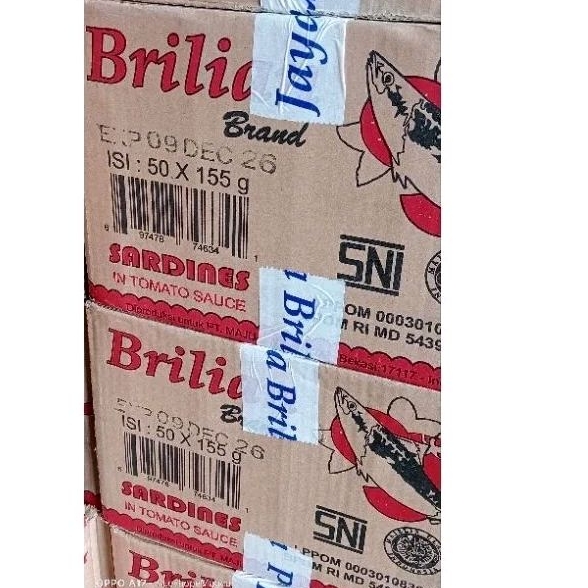 

Sarden Brilian 1dus isi 50kaleng Termurah