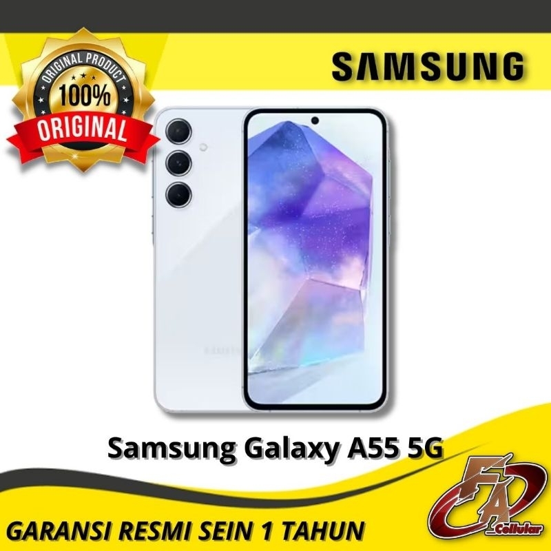 Samsung Galaxy A55 5G 12/256 - Garansi Resmi Samsung Indonesia