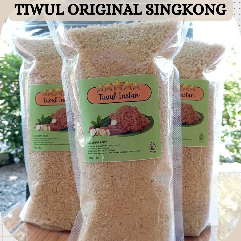 

Nasi Singkong - Oyek - Tiwul Instan Kiloan