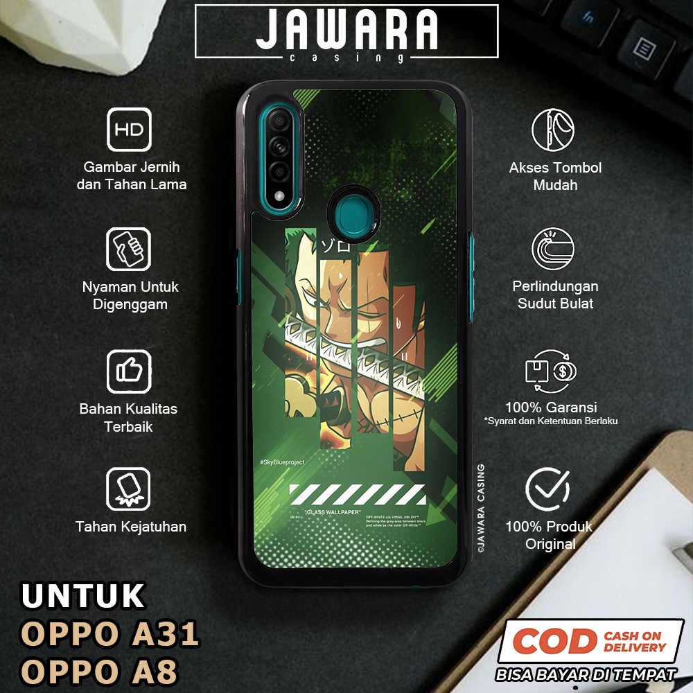 Case Oppo A31 A8 Casing Oppo A31 A8 [ZORO] Premium Glossy Case Hp Oppo Jawara Casing Hp Oppo A31 A8 