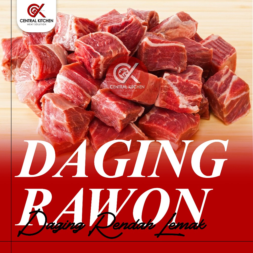 

Daging rawon / daging sop / daging soto / sate Rendah Lemak / Low Fat
