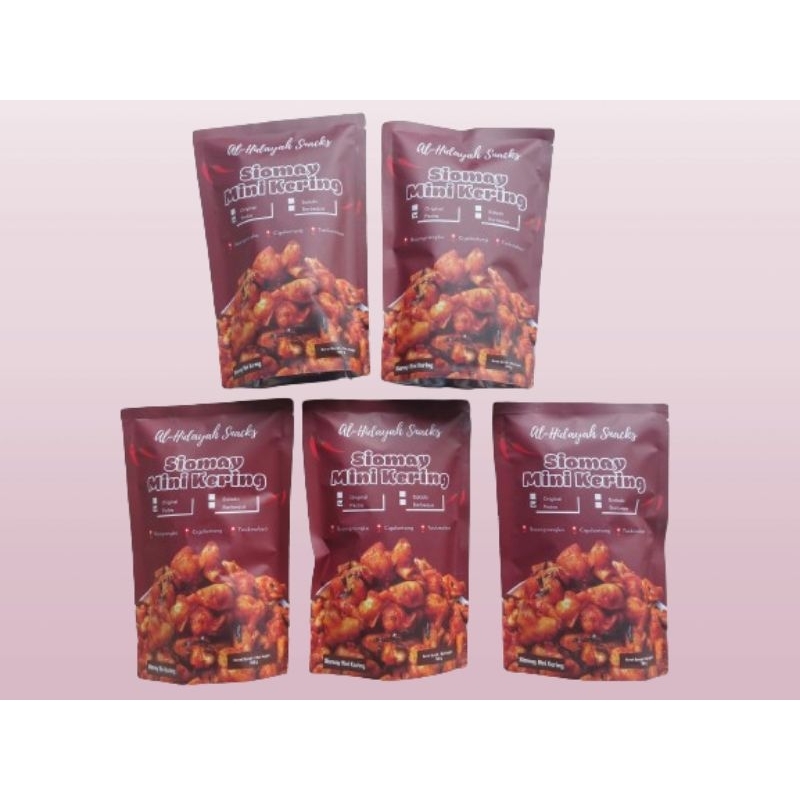 

Al-Hidayah Snacks ~ Paket Building 5 Siomay Mini Kering Daun Jeruk Pedas