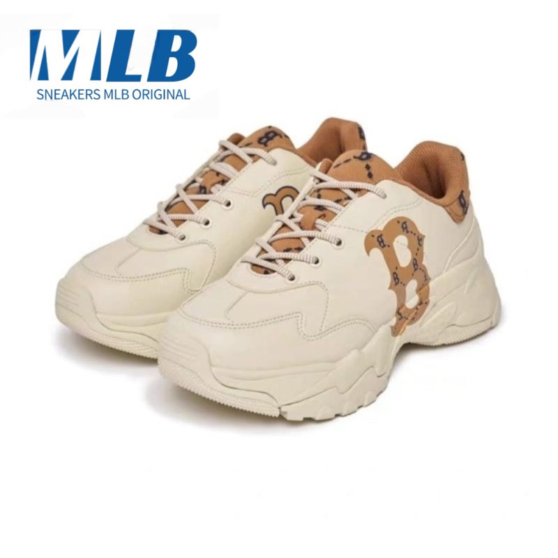 Sepatu MLB Bigball Chunky Monogram Diamond Boston Red Sox / MLB Original