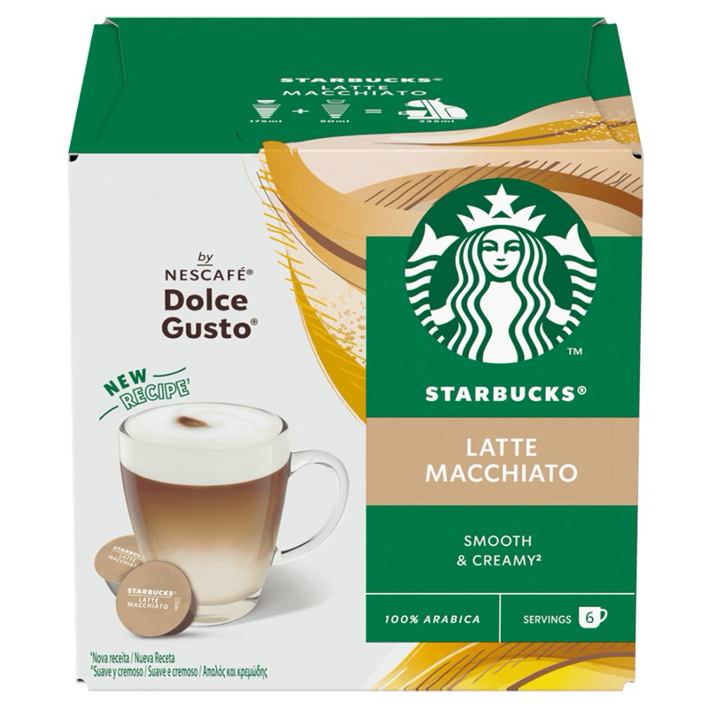 

Nescafe Dolce Gusto Starbucks Latte Macchiato - Coffee Capsules
