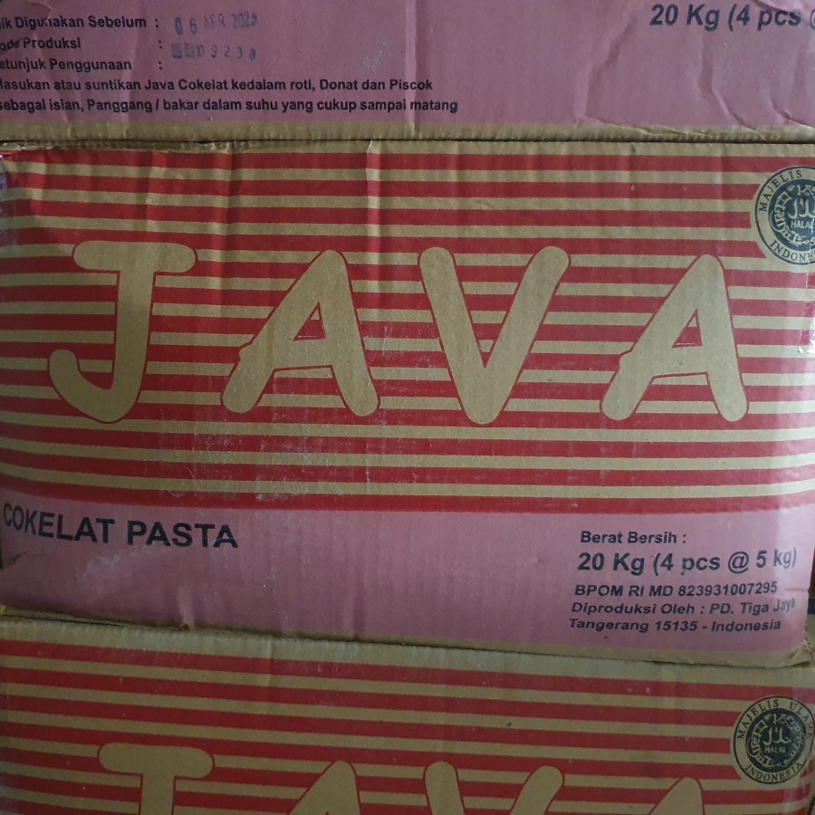 

SELAI COKELAT JAVA COCO 5 KG / SELAI ISIAN ROTI COKELAT 5KG