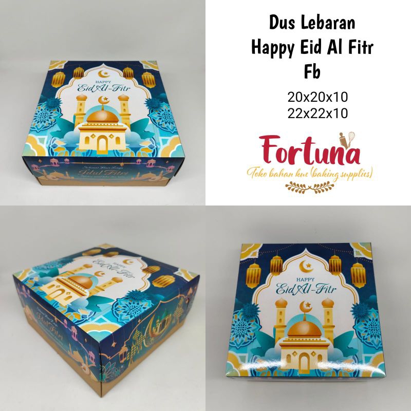 

Dus Lebaran Happy Eid Al Fitr uk 20x20x10cm (1pcs)