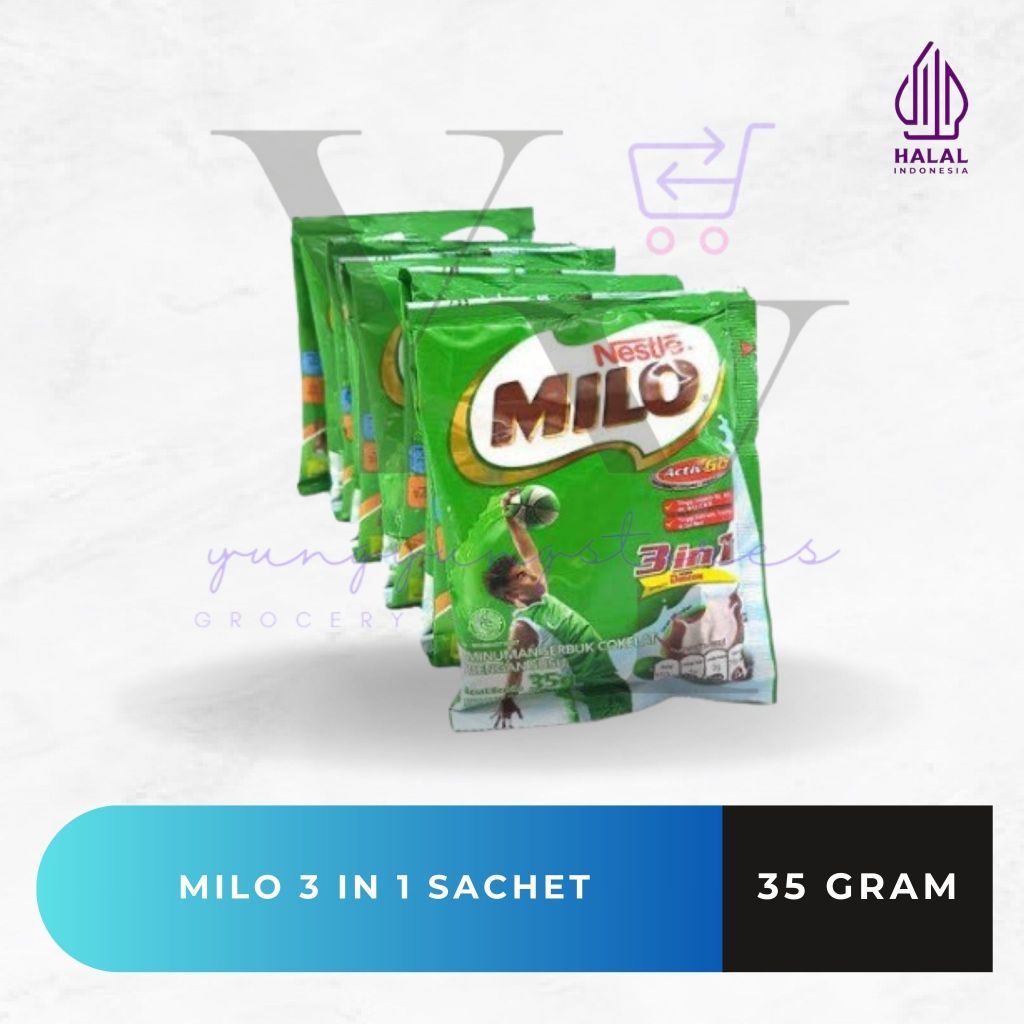 

1 Renceng Isi 10 Sachet Susu Bubuk Milo 22 gram