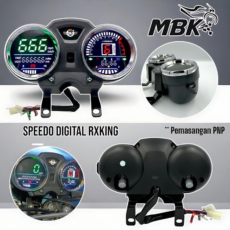 SPEEDOMETER RX KING SPEDOMETER DIGITAL RXKING