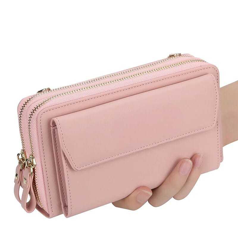 Slingbag LUCINTA Tas Selempang Tali Kulit PU Multifungsi Dompet HPO Mini Skat Banyak Fashion Korea T