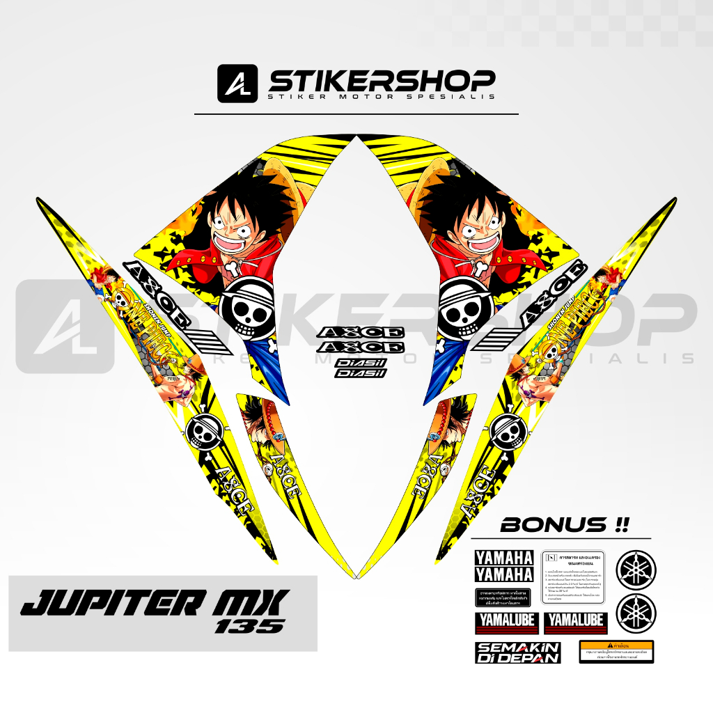 STRIPING JUPITER MX 135 LC EXCITER 135 2010 - 2015 GRAFIS VARIASI 034