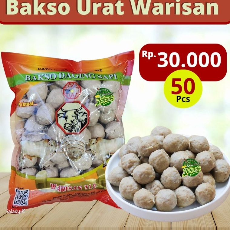 

MCW389 COD NEWPRODUCT bakso warisan isi 5pc