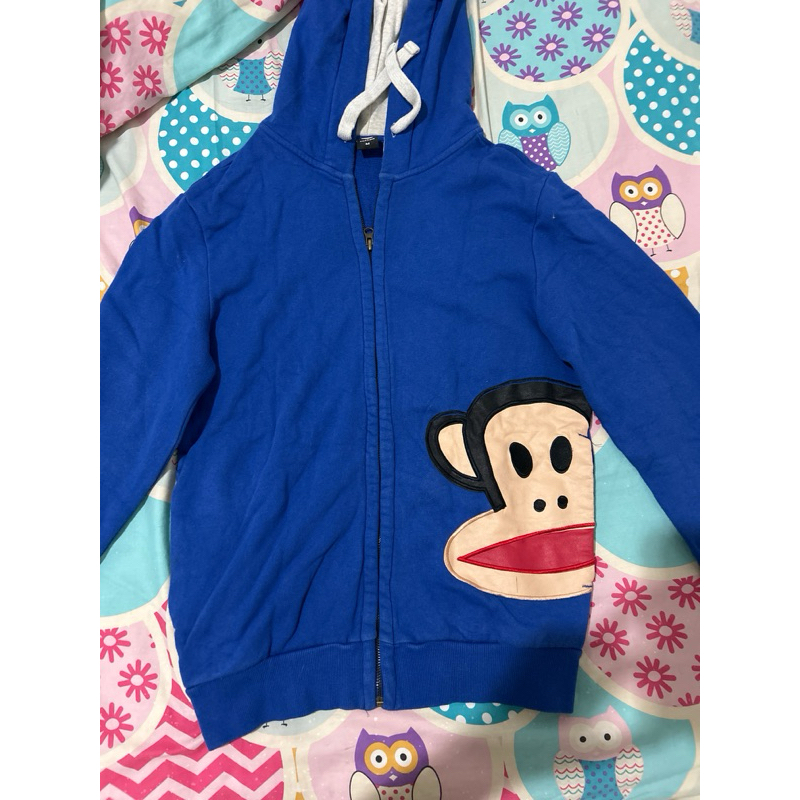paul frank blue zipper hoodie jacket