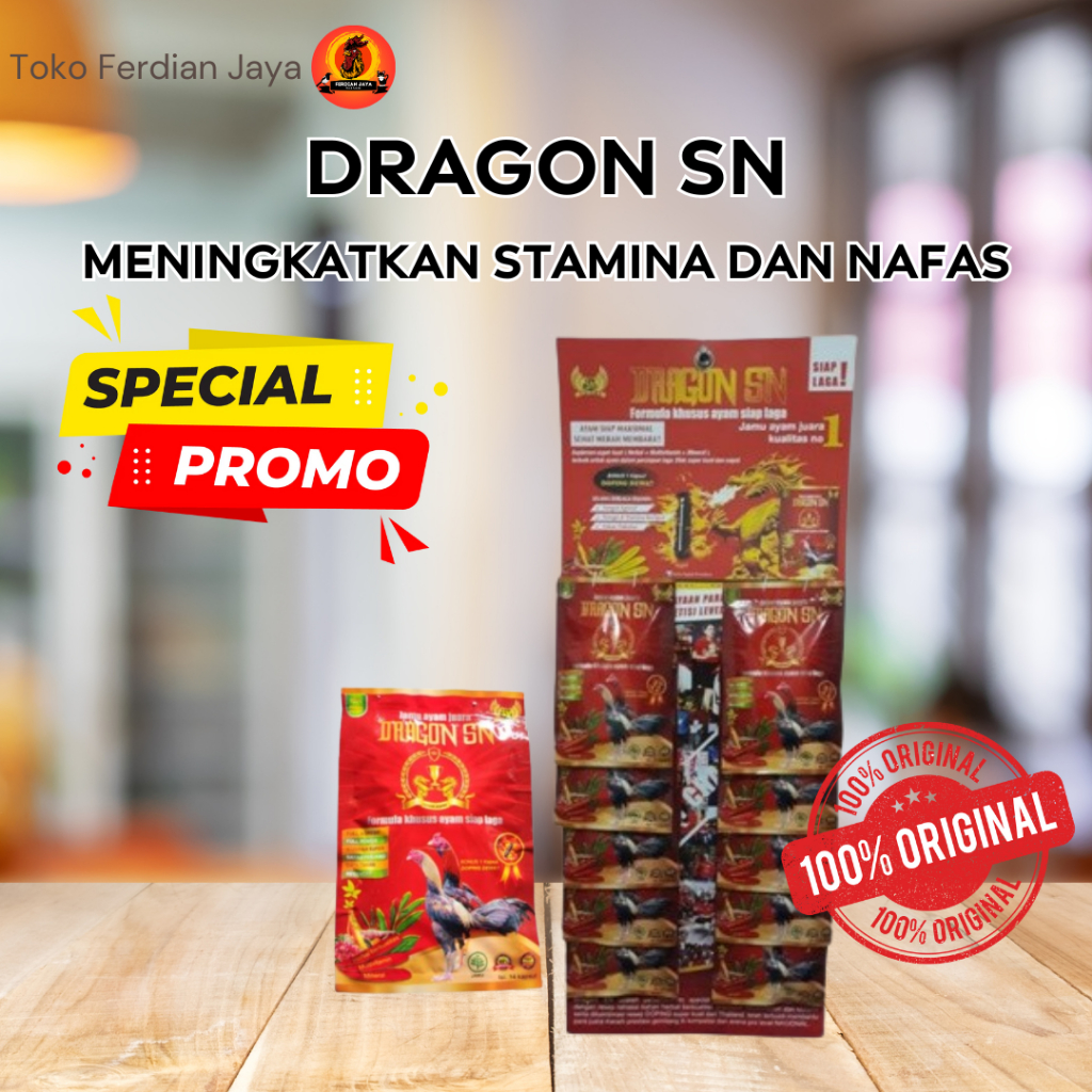 1 PCS DRAGON SN JAMU AYAM - PERSIAPAN LAGA | DRAGON SN JAMU AYAM JAGO ADUAN JUARA |  JAMU AYAM DRAGO