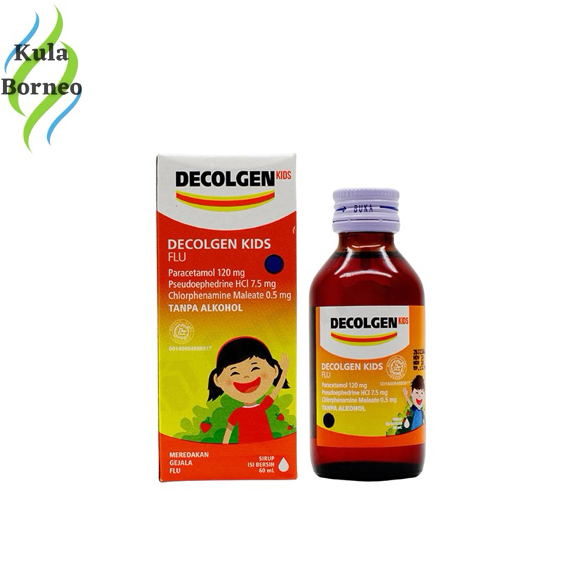 Decolgen Kids Flu Sirup 60 ml - Obat Flu Anak