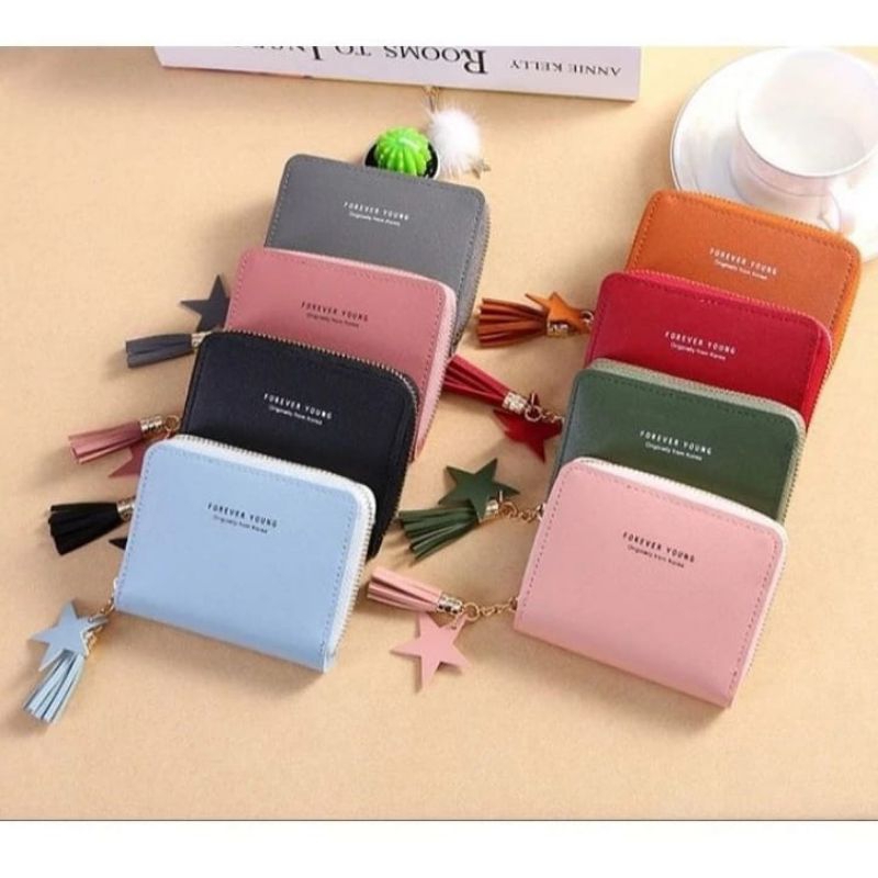Dompet Wanita Kecil Dompet Forever Koin Dompet Mini Dompet Lipat Elegant