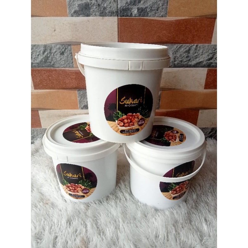 

Kurma Sukari al-Qossim Premium kemasan ember 850 gram