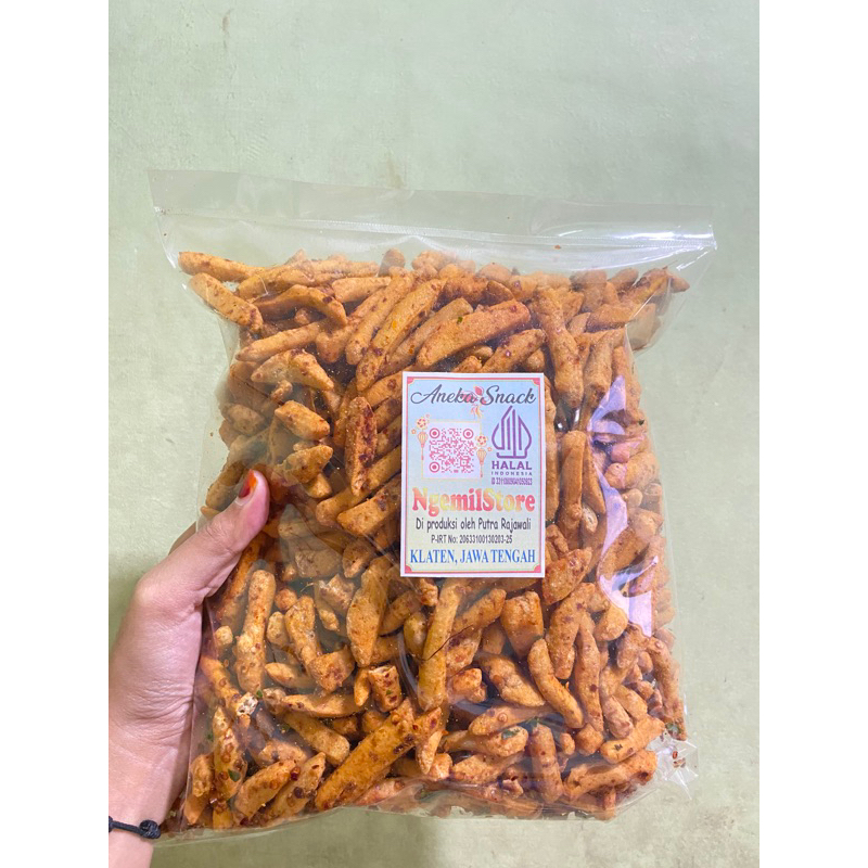 

Basreng atau Bastik Renyah Gurih Pedas dan Nikmat 1kg