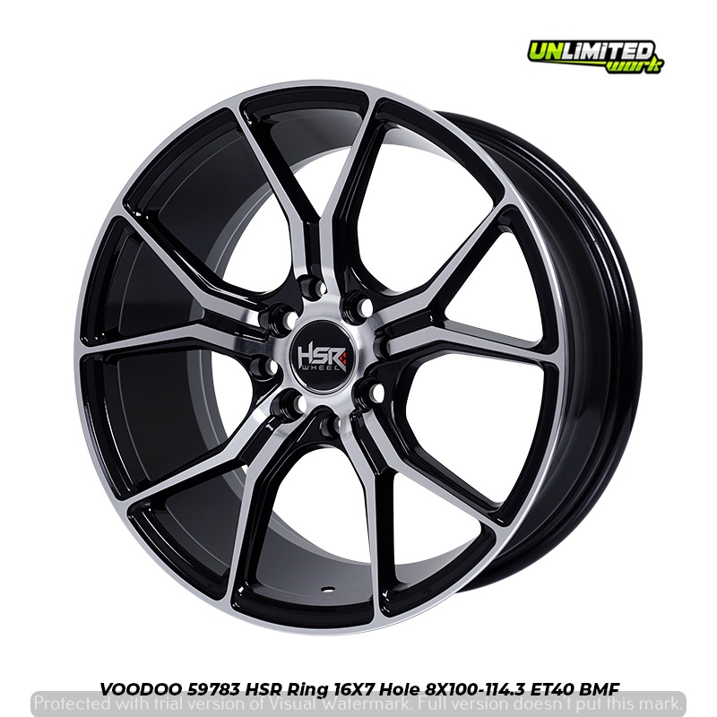 Velg Ring 16 HSR VOODOO Buat Avanza Xenia Livina Original R16