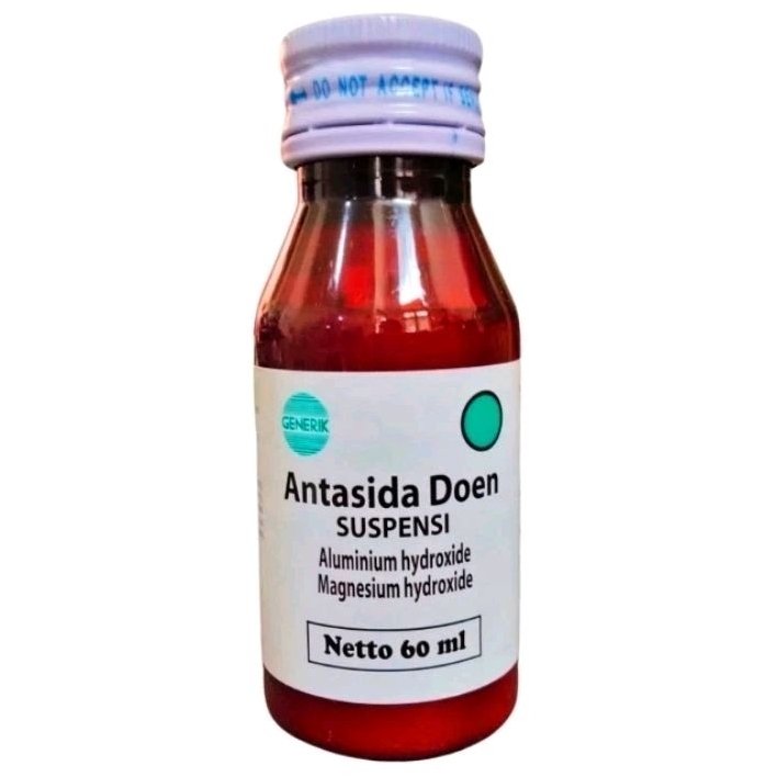 ANTASIDA DOEN Suspensi (60ml) - MERSIFARMA | Obat Sakit Maag Sirup Suspensi