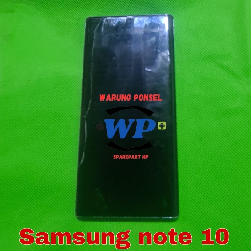 JUAL FRAME DUDUKAN LCD SAMSUNG NOTE 10 N970F ORI COPOTAN TOMBOL FLEXIBEL MASIH NEMPEL(JUAL FRAME YAN