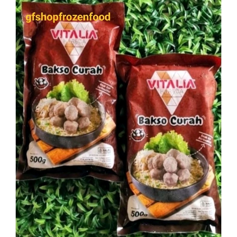 

Bernardi Vitalia Bakso Sapi Curah 500g / Frozen Food