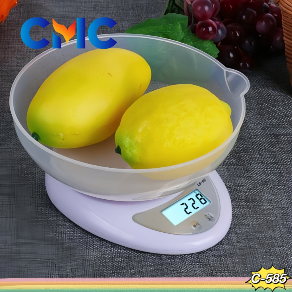 CMC[C-585]Timbangan Dapur Digital MANGKOK / Timbangan Kue 5KG