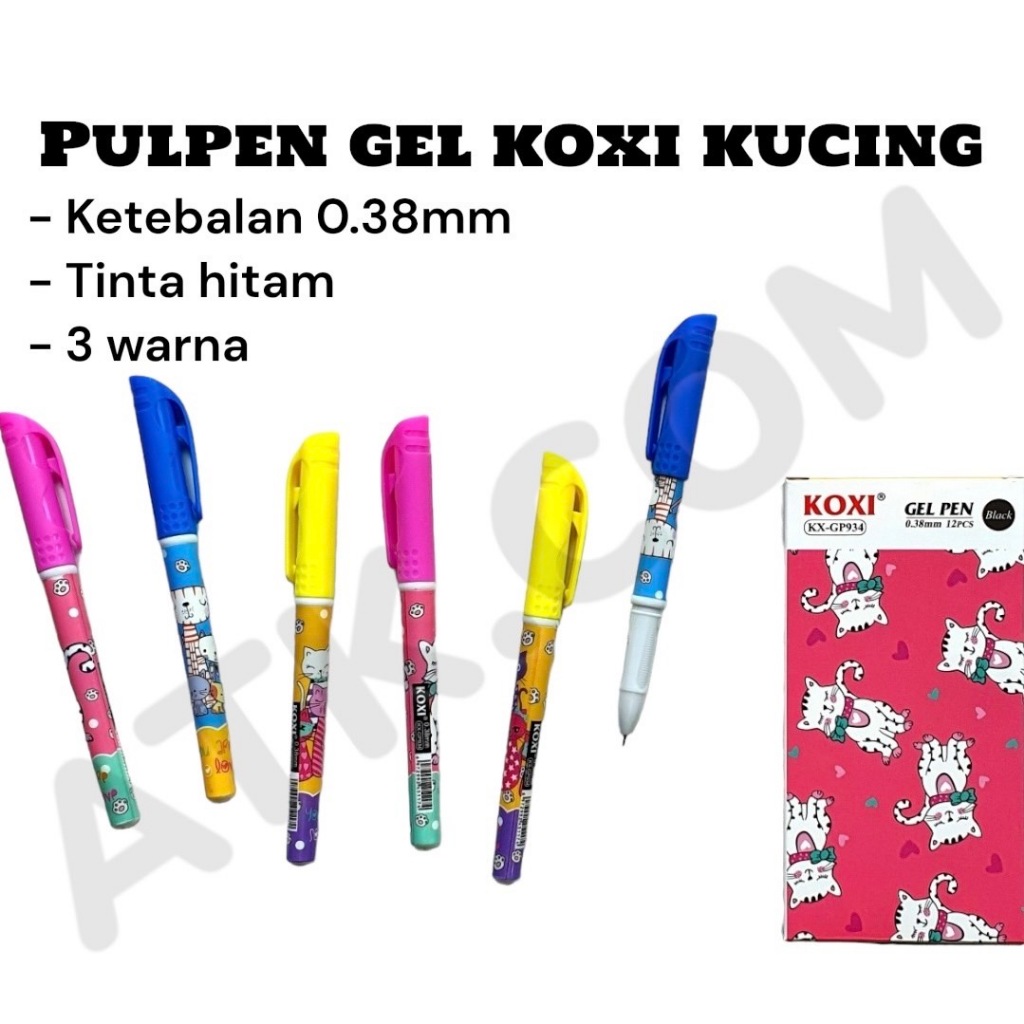 

Bolpen Gel Koxi Kucing GP-934 (0.5mm) / Gel Pen (PCS)