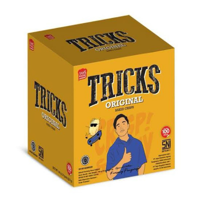 

Tricks Original Baked Crisps 1 box isi 10 pcs