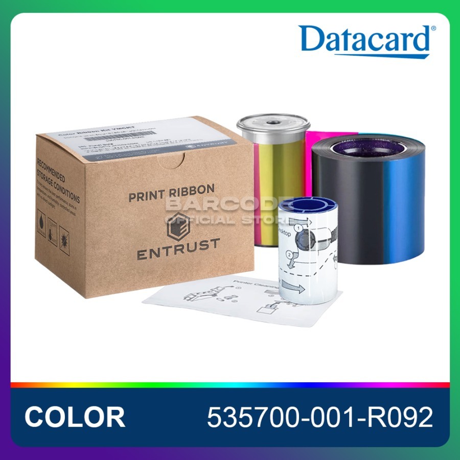 

RIBBON WARNA COLOR DATACARD CD168 - CD 168 - YMCKT 535700-001-R092