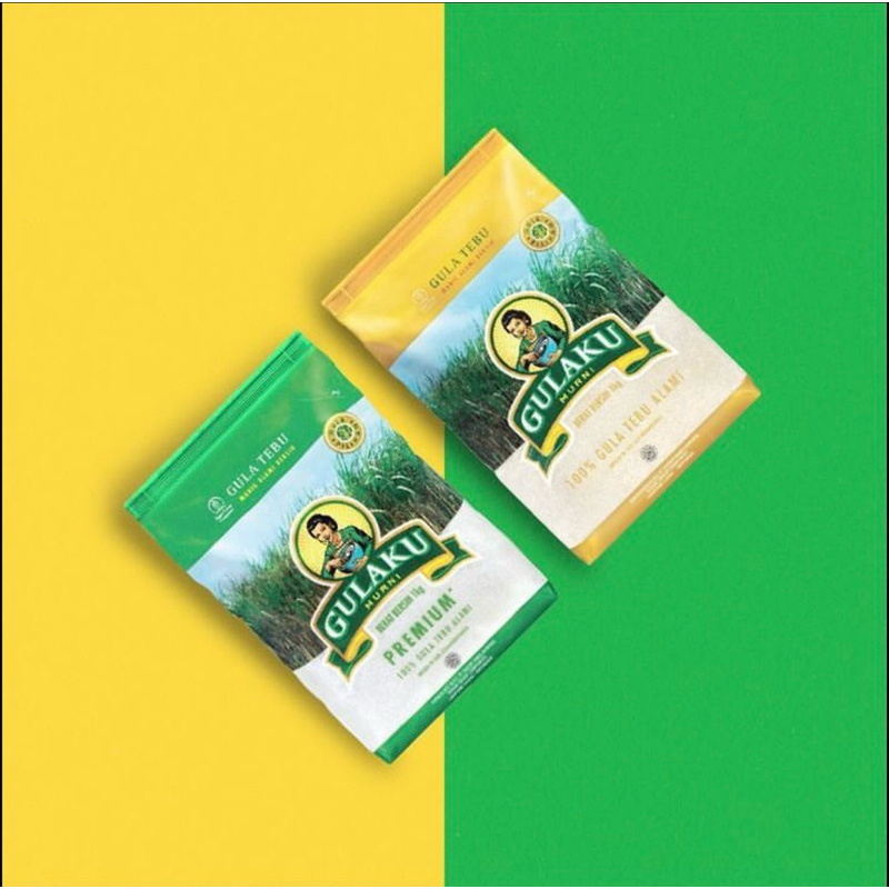 Gulaku Gula Pasir Kemasan 1 Kg Hijau dan Kuning Yogyakarta Jogjakarta