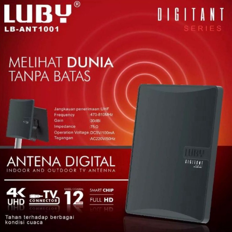 Antena TV Digital Luby LBANT 11 Antena Tv Digital Indoor  Outdoor