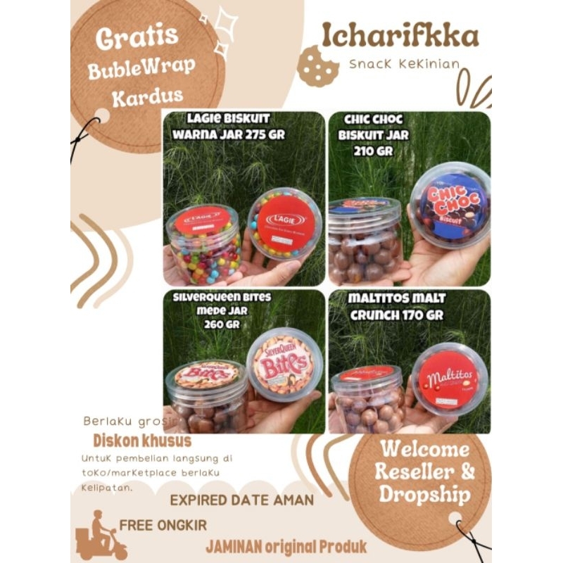 

HAMPERS LEBARAN || Ready stok Coklat Lagie KiloanREADY stok snack Branded toples kekinian original delfi maltitos, Silver queen, chic choc, lagie dijamin expired aman dan siap kirim