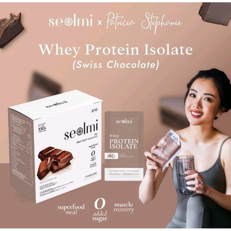 SEOLMI WHEY PROTEIN ISOLATE SEOLWHEY SWISS CHOCOLATE/VEGAN PEA  STRAWBERRY