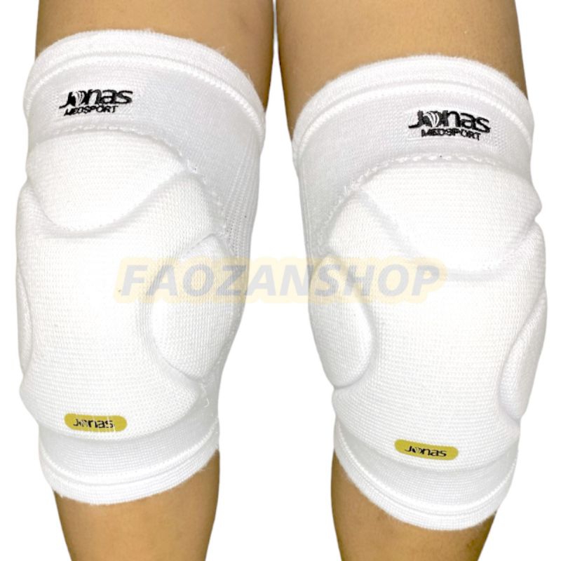 Pelindung Lutut Anak Jonas Kneepad Futsal Deker Kiper Original Hitam Putih