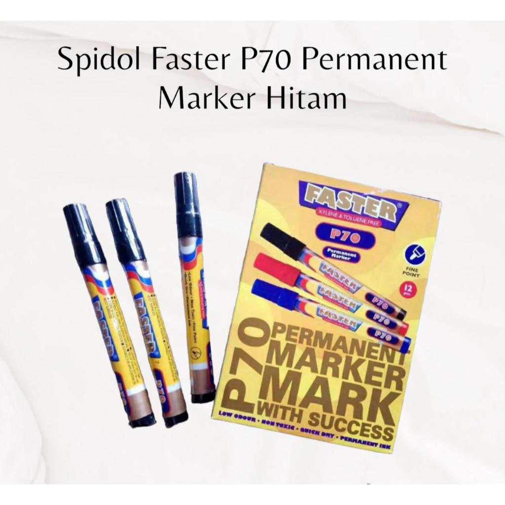 

Spidol Faster Permanet p70 Hitam