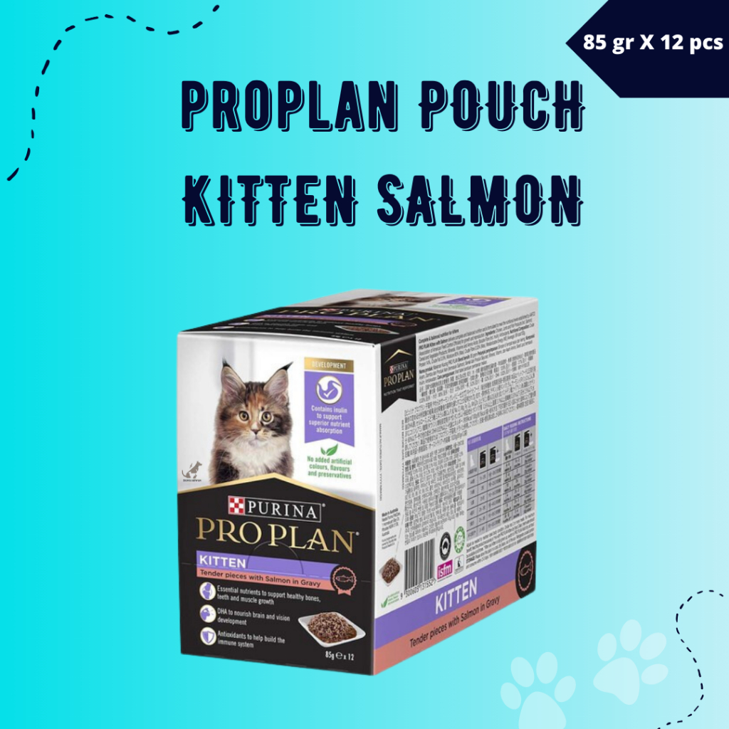 RAGASI_S - PRO PLAN KITTEN SALMON / CHICKEN POUCH 85GR 1 DUS BOX