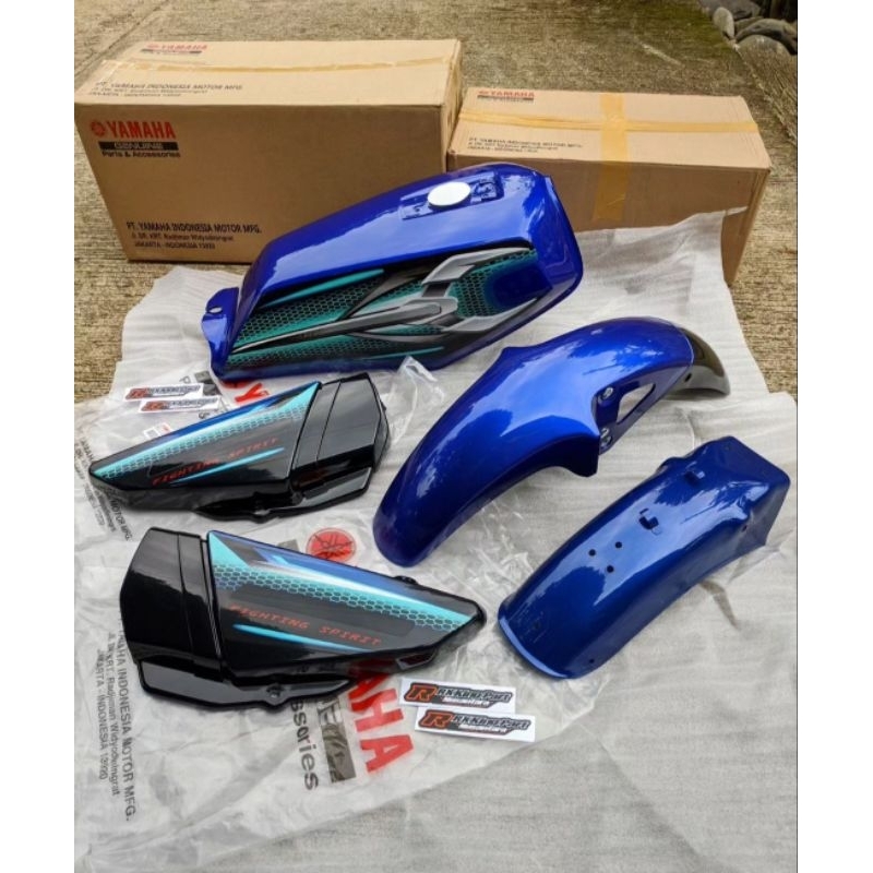 BODY SET RX KING NEW 2007 BIRU ORIGINAL YGP 100%