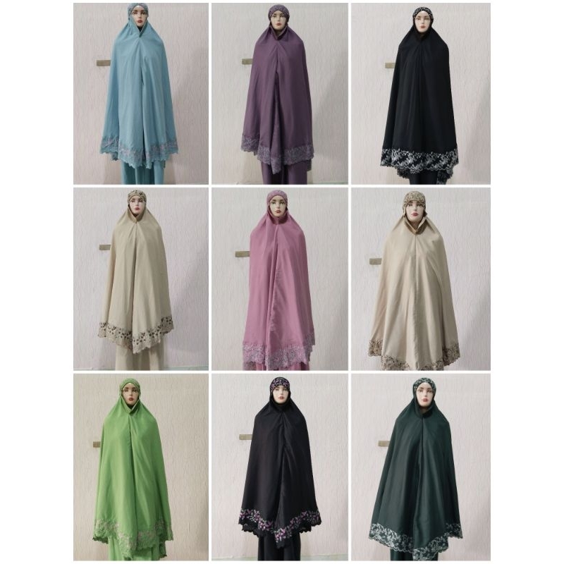 Mukena Khadijah Bordir by Malika Sprei