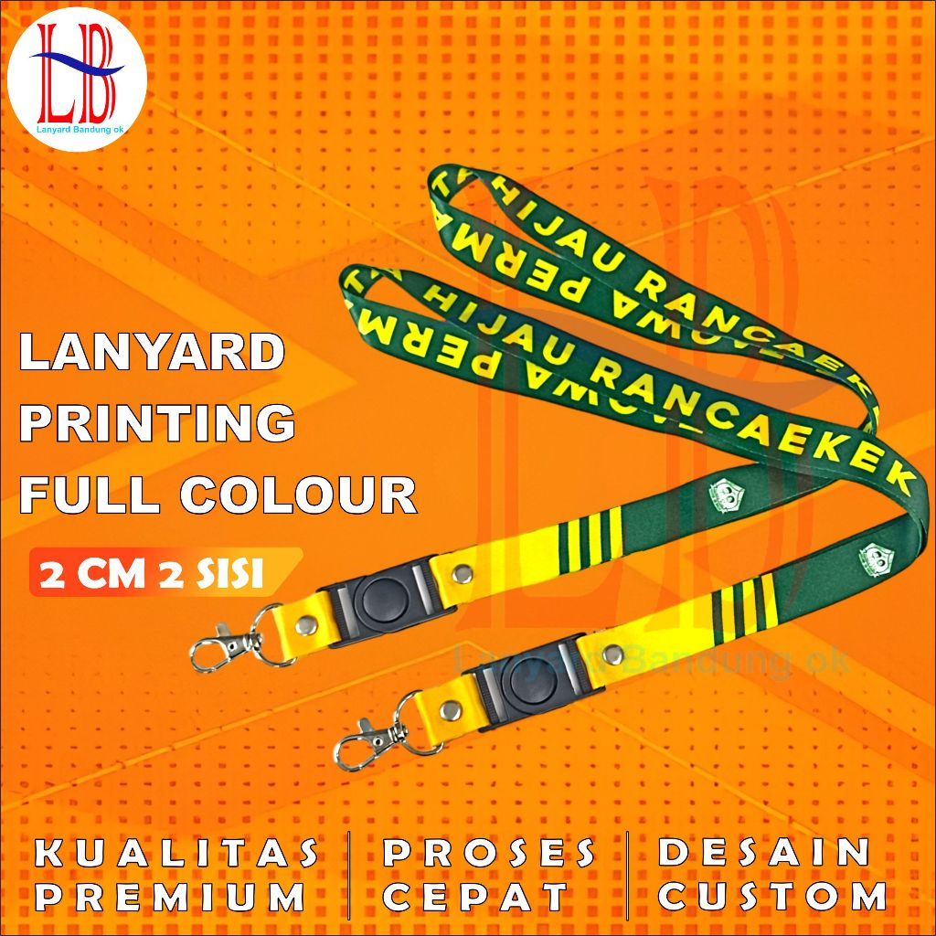 

CETAK LANYARD ID CARD CUSTOM 2 CM 2 SISI TALI LANYARD PRINTING SUBLIM KALUNG GANTUNGAN NAME TAG CUSTOM