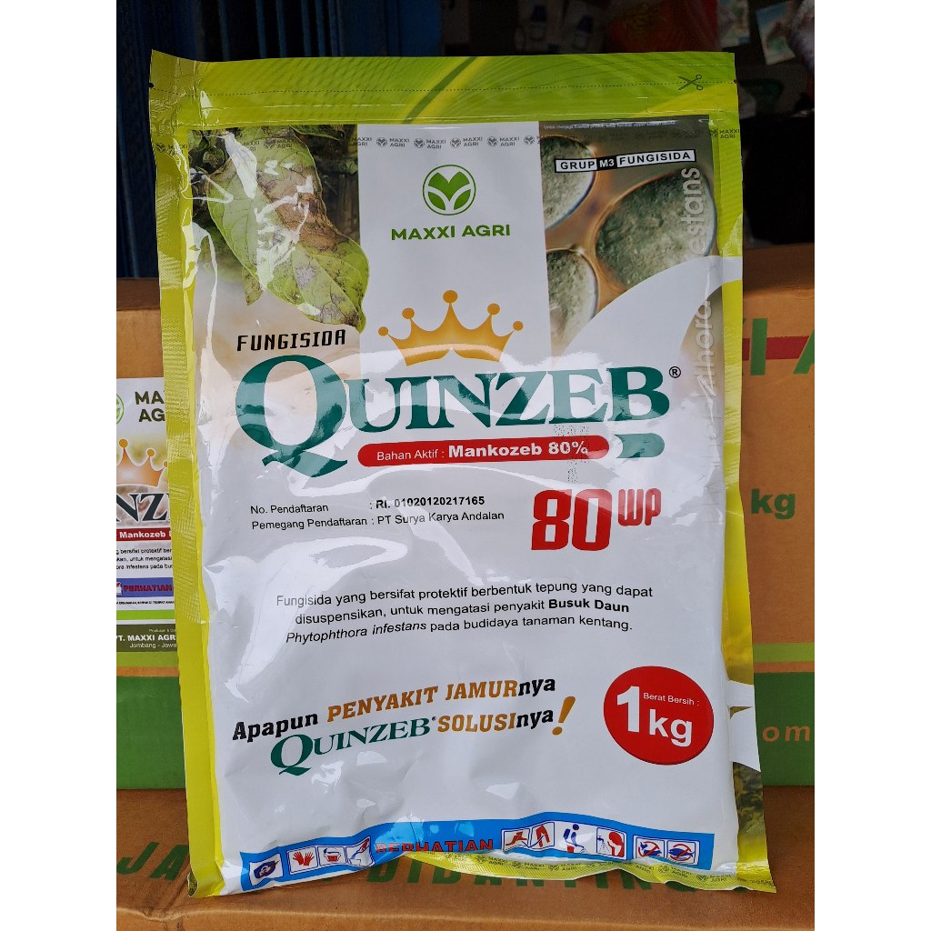 FUNGISIDA QUINZEB 80WP 1KG MANKOZEB
