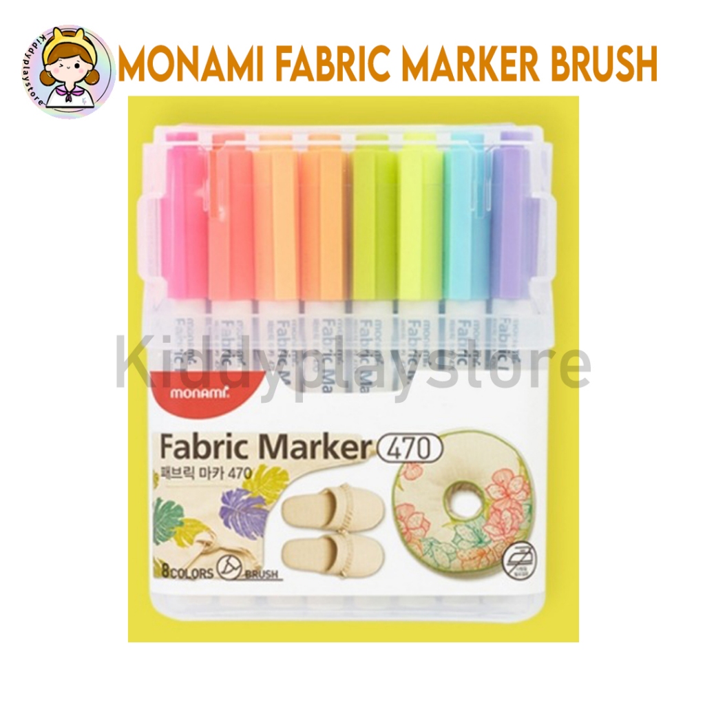 

Monami Fabric Paint Marker 8 Warna Spidol Cat Canvas Sepatu