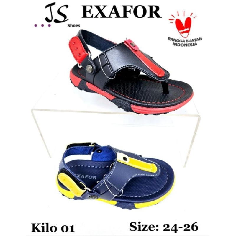 EXAFOR KILO 01 - SANDAL LET ANAK COWOK MERK EXAFOR ORIGINAL