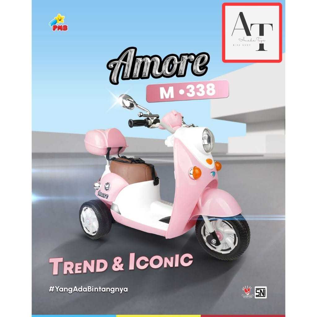 Motor Aki Anak PMB M338 Amore Scoopy Remote Control