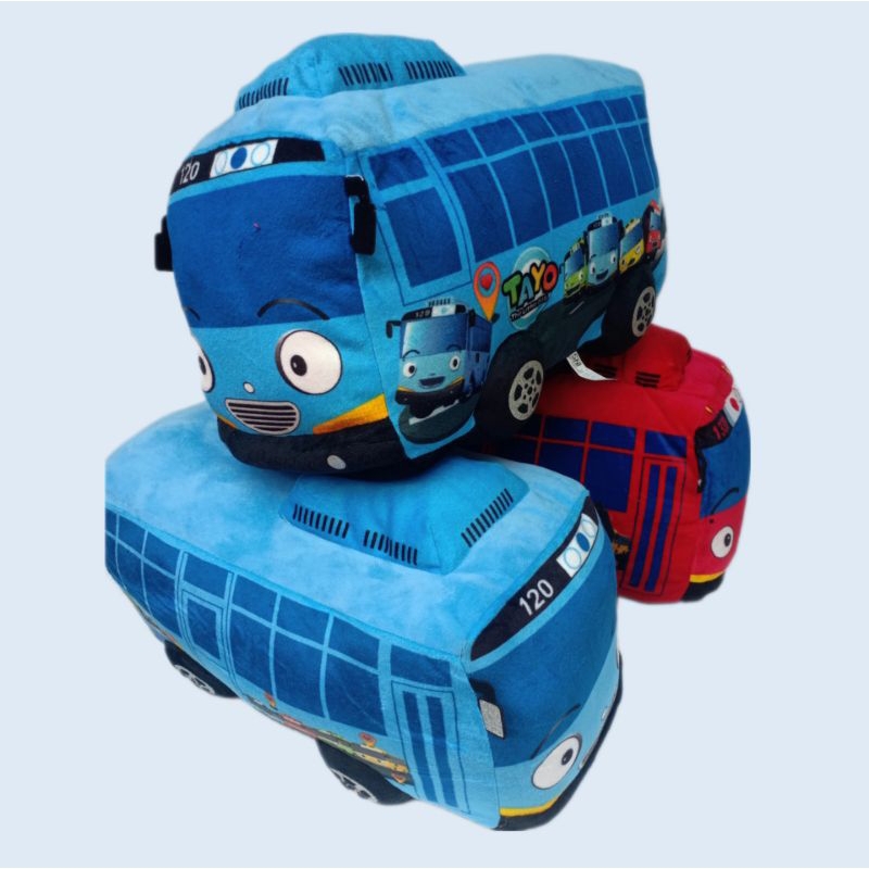 Mainan Boneka Tayo Super Lembut Bus Tayo Ukuran XL Berlabel SNI