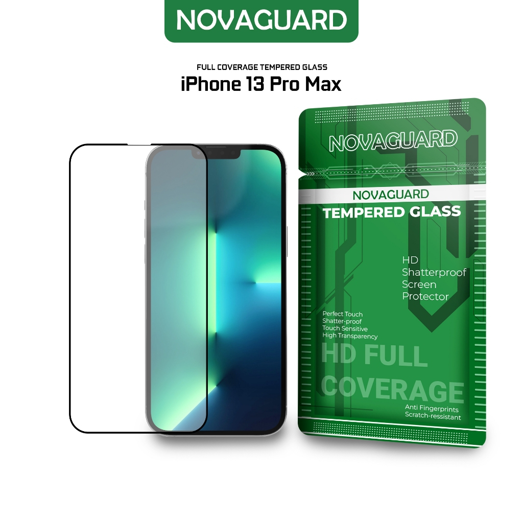 NovaGuard 9D Tempered Glass Anti Gores or iphone 13 promax Fullcover Screen Protector Antigores  X X