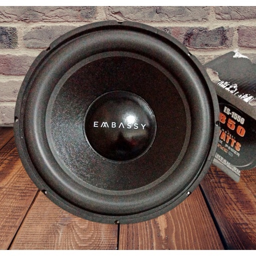SUBWOOFER 15 Inch DOUBLE COIL DOUBLE MAGNET Embassy ES-1556