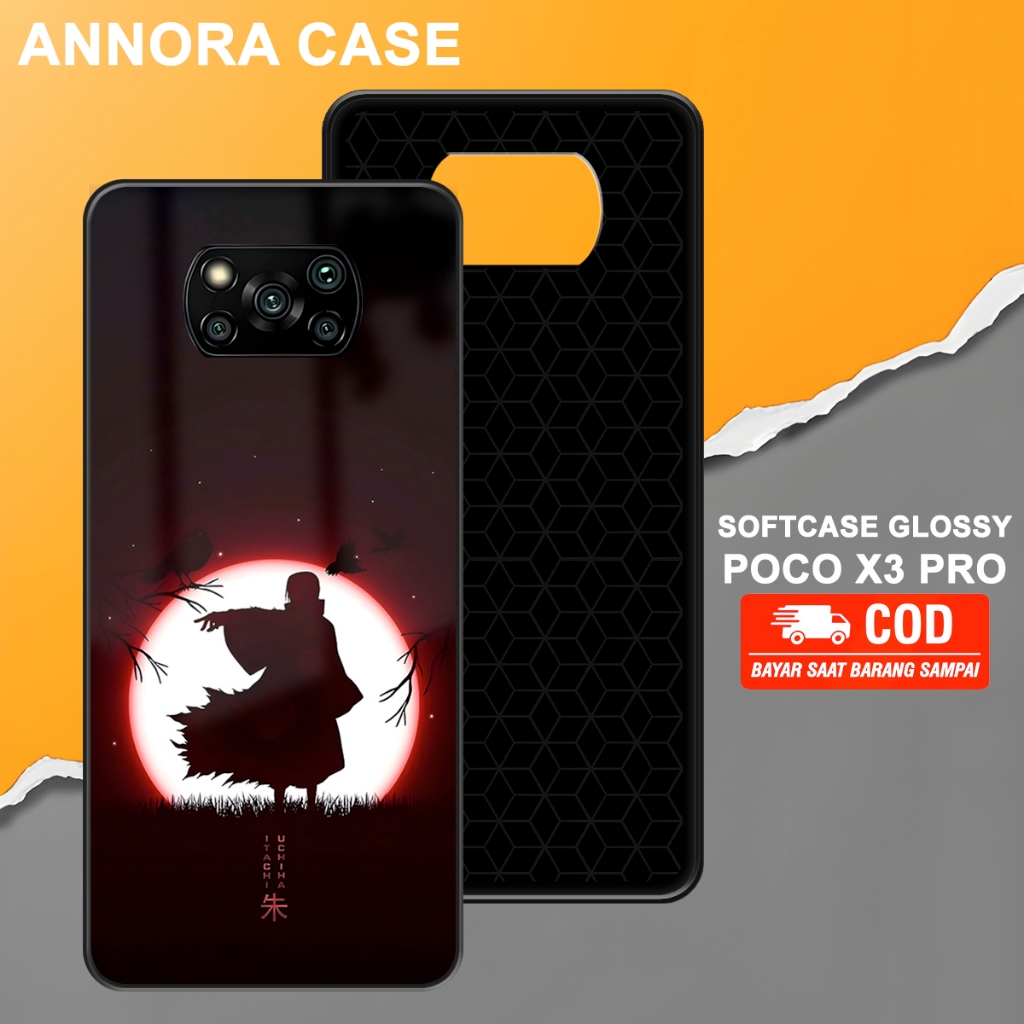 Softcase Glossy Motif Terbaru Case Procamera Case anti jamur cocok untuk Poco X3 Pro X3 NFC Poco X3 